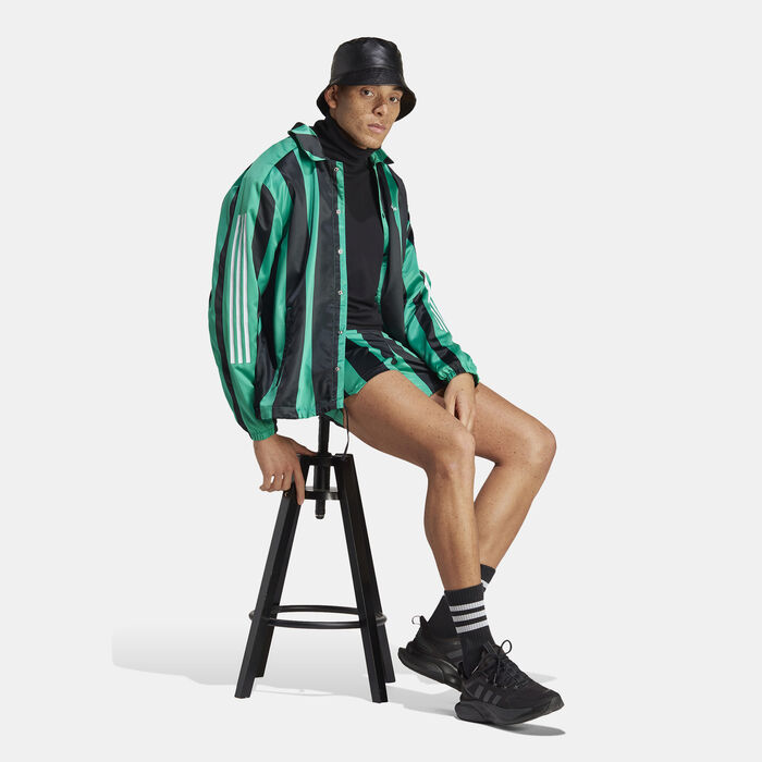 adidas Men's Satin Shorts Green adidas Men's Satin Shorts Green image number 2