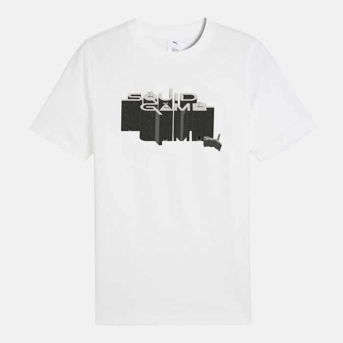 PUMA Men's Squid Game Graphic T-Shirt White PUMA Men's Squid Game Graphic T-Shirt White image number 5