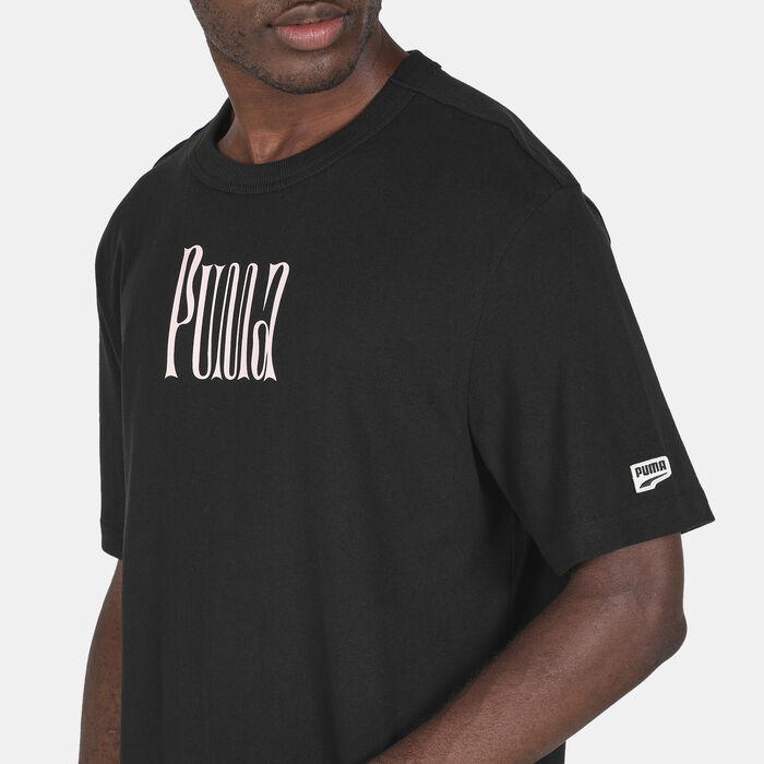 PUMA Men's Downtown Graphic T-Shirt Black PUMA Men's Downtown Graphic T-Shirt Black image number 3