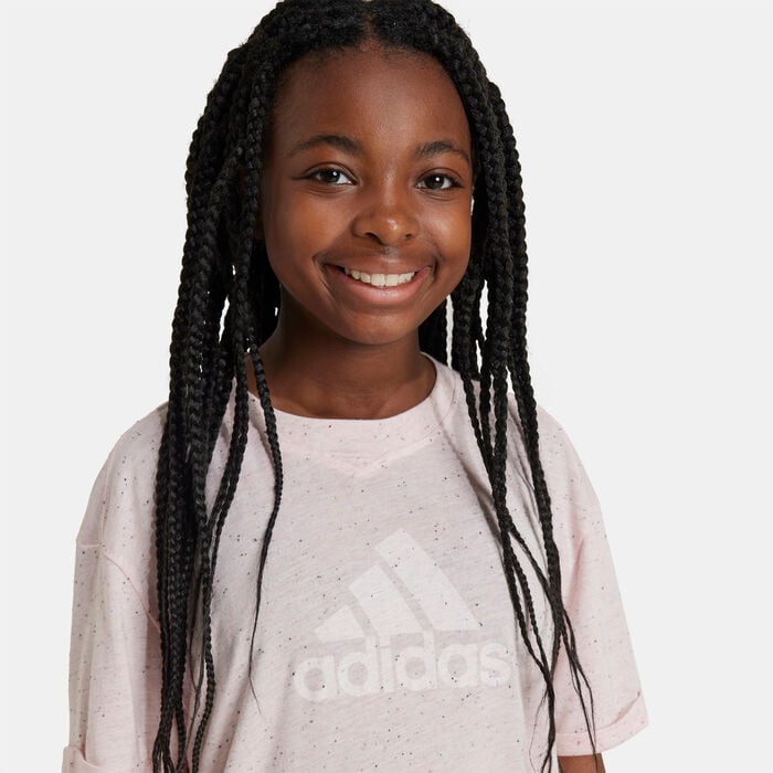 adidas Kids' Future Icons Winners T-Shirt (Older Kids) Pink adidas Kids' Future Icons Winners T-Shirt (Older Kids) Pink image number 4