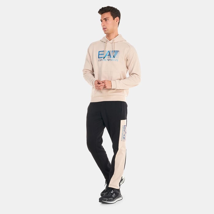 EA7 Emporio Armani Men's Train Visibility T-Suit Hoodie Beige EA7 Emporio Armani Men's Train Visibility T-Suit Hoodie Beige image number 2