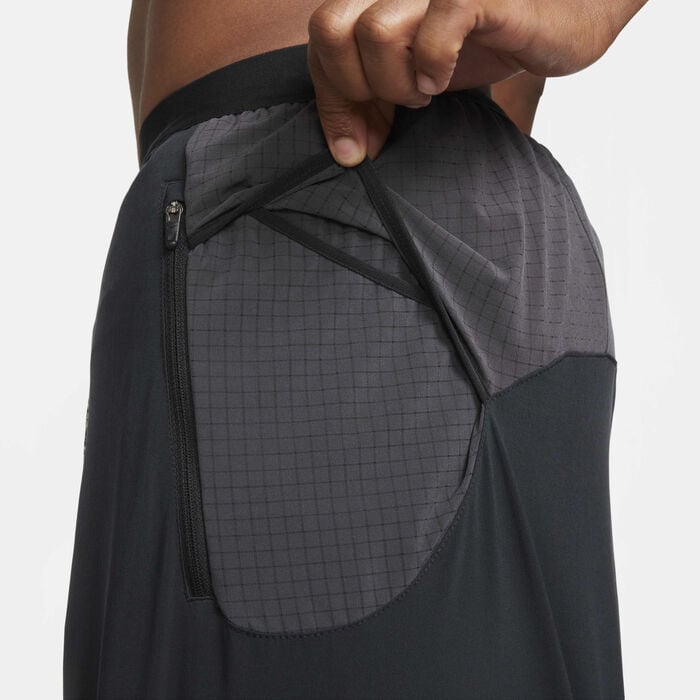 Nike Men's Trail Second Sunrise Dri-FIT Running Shorts Black Nike Men's Trail Second Sunrise Dri-FIT Running Shorts Black image number 6