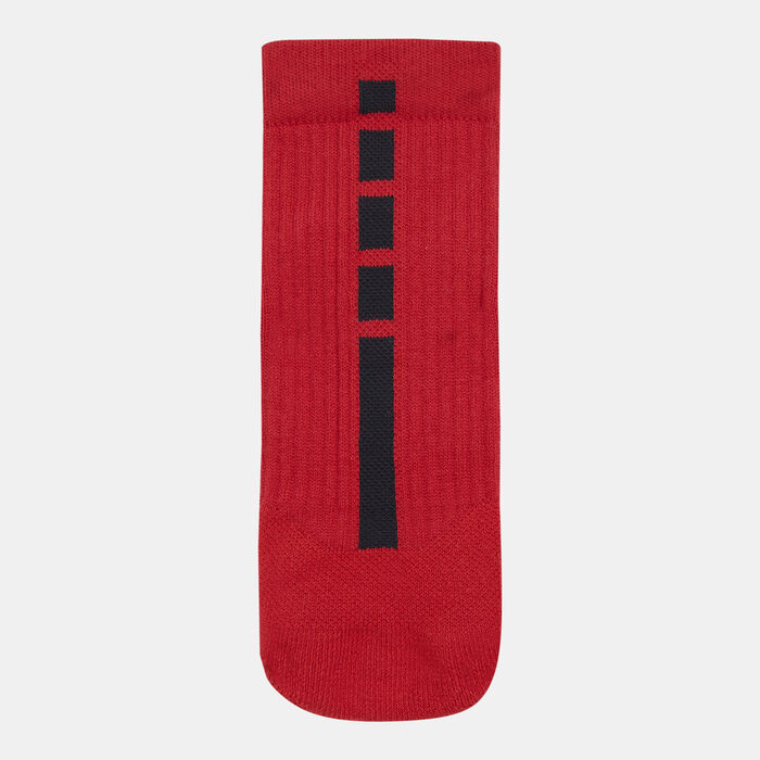 Nike Elite Crew Basketball Socks Red Nike Elite Crew Basketball Socks Red image number 2