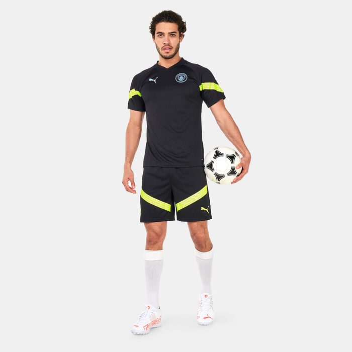PUMA Men's Manchester City F.C. Training Jersey Black PUMA Men's Manchester City F.C. Training Jersey Black image number 2