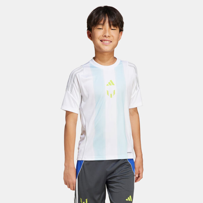 adidas Kids' Messi Training Jersey White adidas Kids' Messi Training Jersey White image number 0