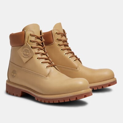 Timberland Men's Premium 6-Inch Waterproof Boots Beige Timberland Men's Premium 6-Inch Waterproof Boots Beige