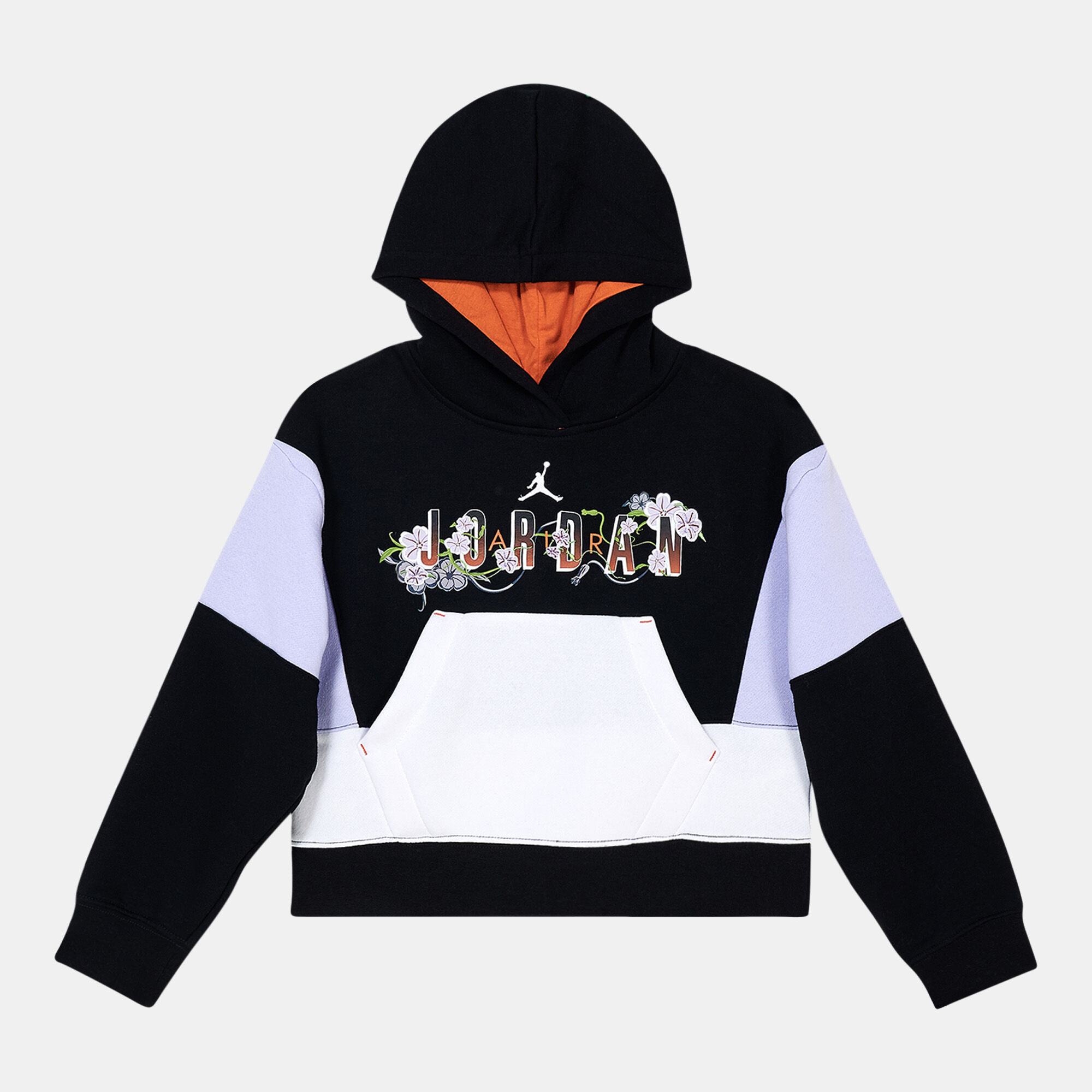 Buy Jordan Kids Air Garden Pullover Hoodie Black in KSA SSS