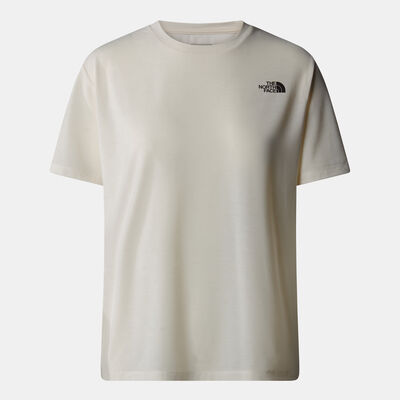 The North Face Women's Linear Side Foundation T-Shirt White