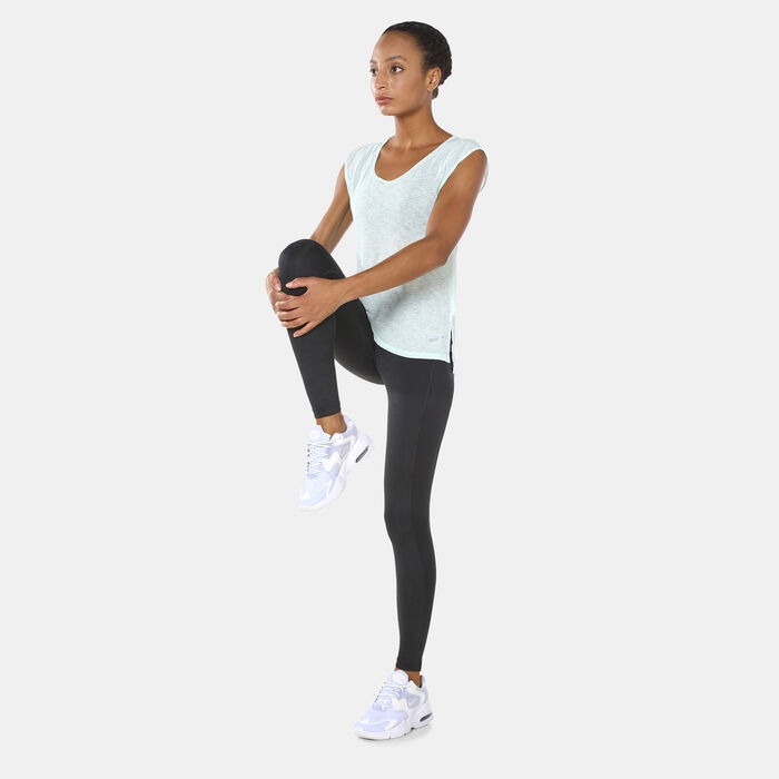 Nike Women's Dri-FIT Fast Leggings Purple Nike Women's Dri-FIT Fast Leggings Purple image number 2