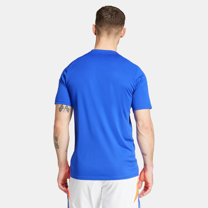 adidas Men's Tiro 24 Football Jersey Blue adidas Men's Tiro 24 Football Jersey Blue image number 1