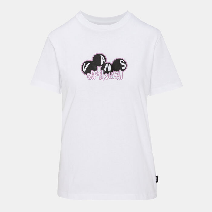 Vans Women's Rolling BFF T-Shirt White image number 0