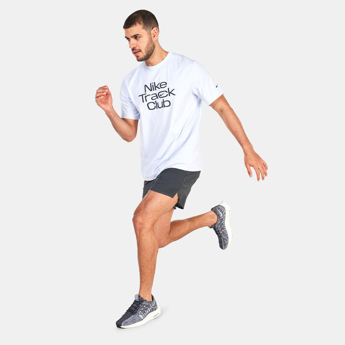 Nike Men's Dri-FIT Track Club Running Top Grey Nike Men's Dri-FIT Track Club Running Top Grey image number 2