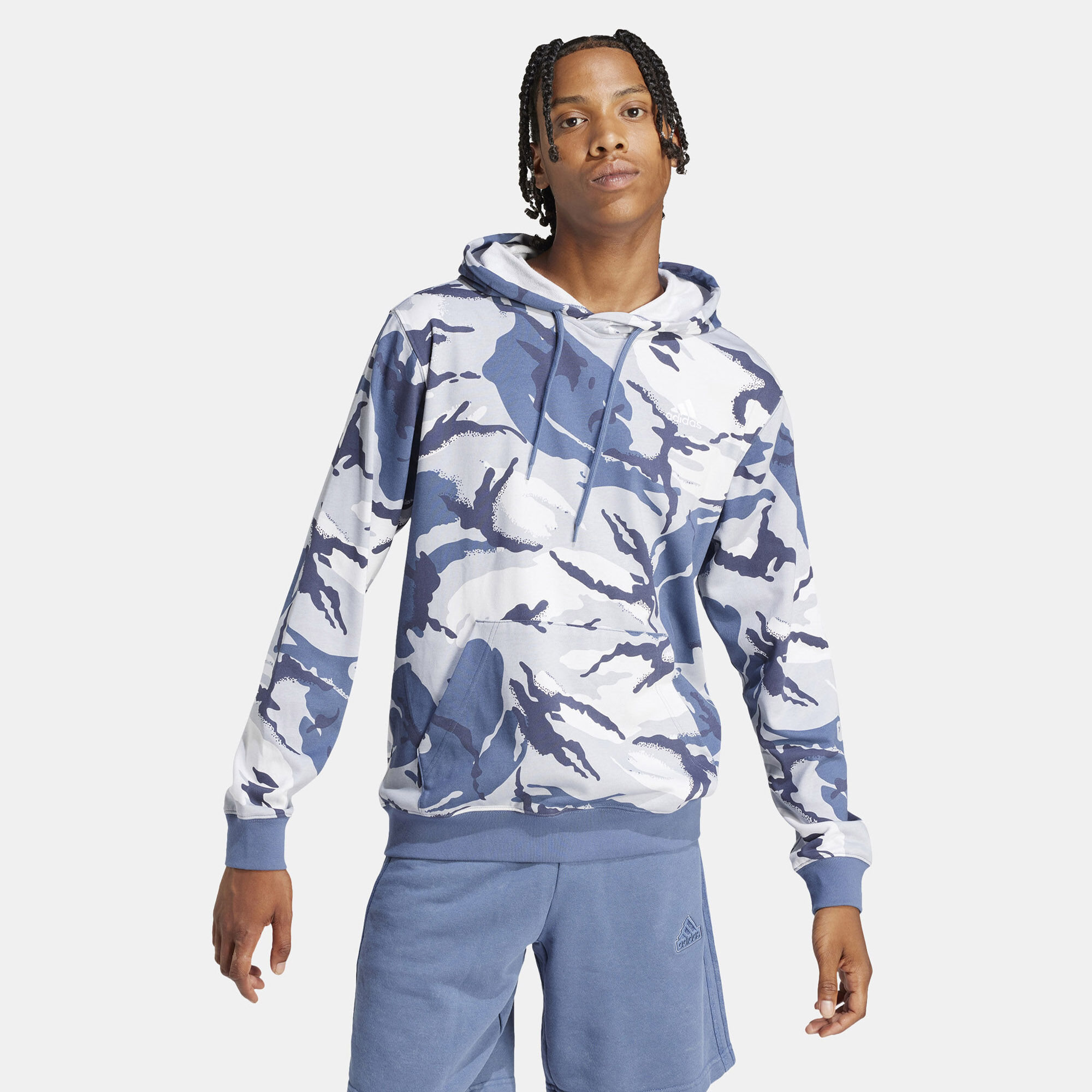 Mens blue camo hoodie shop