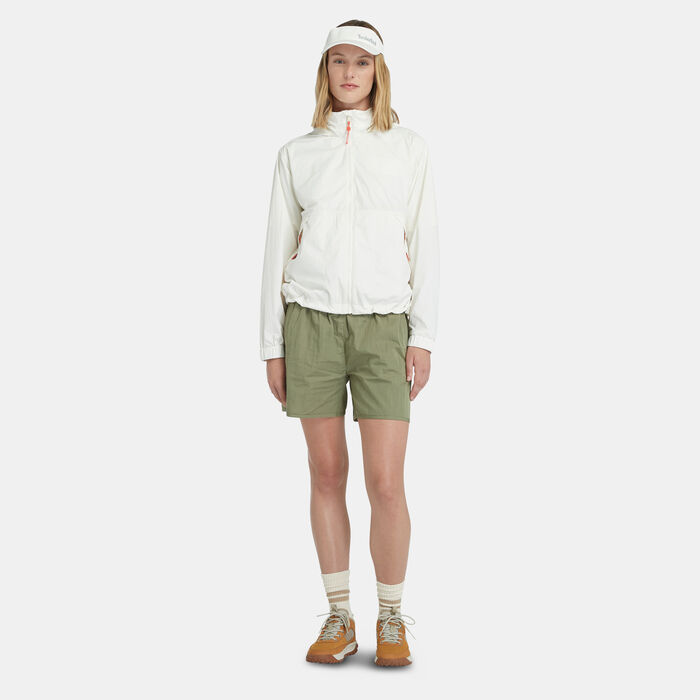 Timberland Women's Anti-UV Windbreaker Hoodie White image number 2