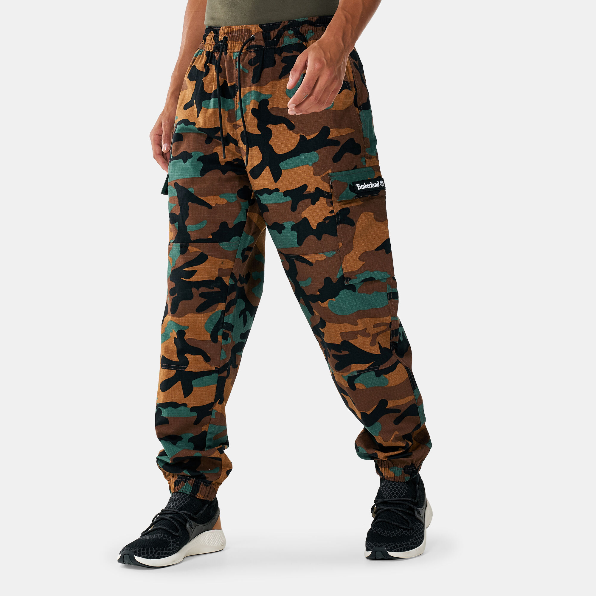 Camo pants online and timberlands