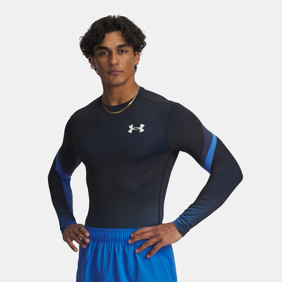 Under Armour Men's HeatGear Sublimated Training T-Shirt Blue Under Armour Men's HeatGear Sublimated Training T-Shirt Blue