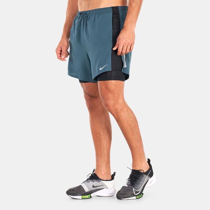 Nike Men's Dri-FIT Run Division Stride Running Shorts Green image number 0