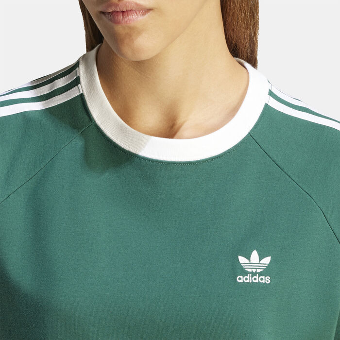 adidas Originals Women's Raglan Dress Green image number 3