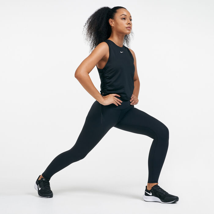 Nike Women's Yoga Luxe 7/8 Leggings Black image number 2