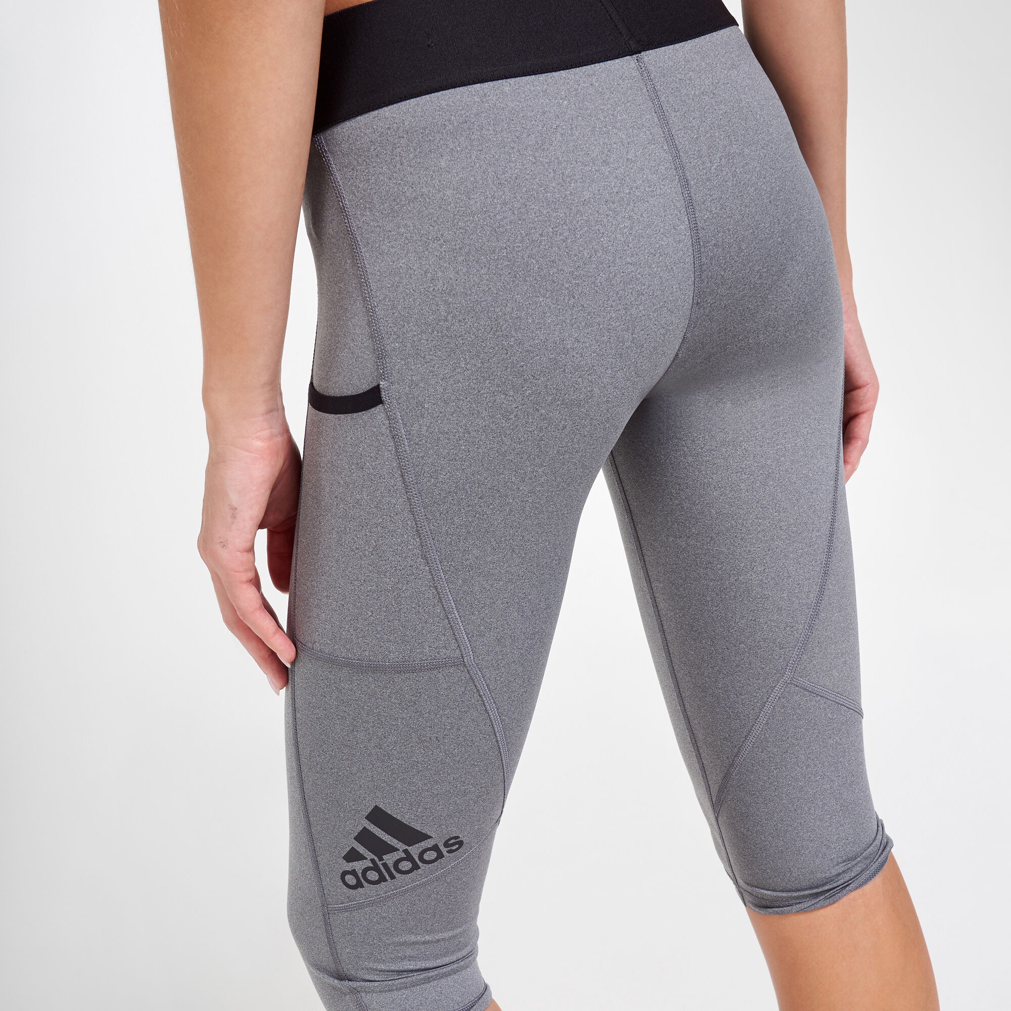 Buy adidas Women s Alphaskin Capri Leggings Grey in KSA SSS