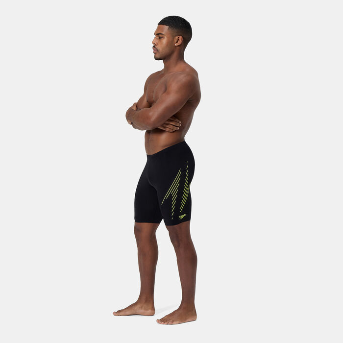 Speedo Men's Hyperboom Placement Swimming Jammers Black image number 2