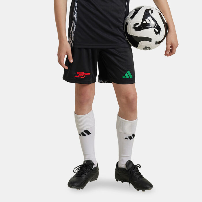 adidas Kids' Arsenal 24/25 Away Replica Football Shorts Black adidas Kids' Arsenal 24/25 Away Replica Football Shorts Black image number 0