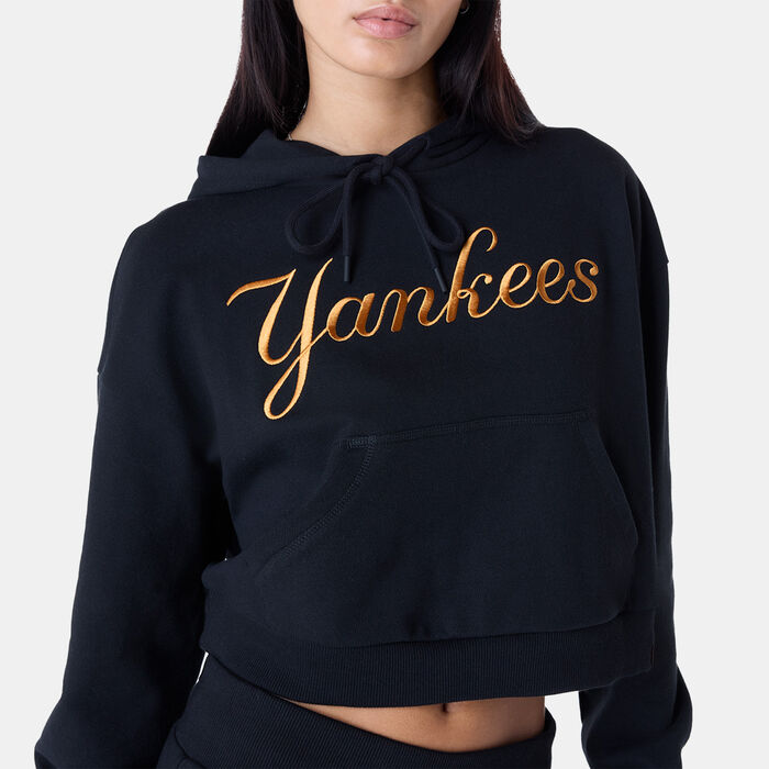 New Era Women's MLB New York Yankees Hoodie Black New Era Women's MLB New York Yankees Hoodie Black image number 3