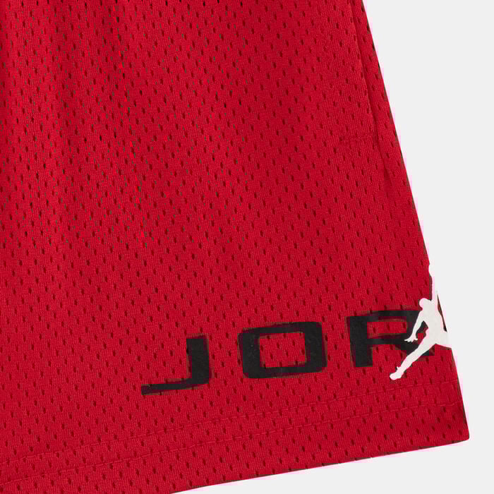 Nike Kids' MJ Baseline Mesh Shorts Red Nike Kids' MJ Baseline Mesh Shorts Red image number 2
