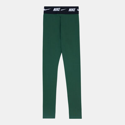Nike Kids' Sportswear High-Rise Leggings (Older Kids) Green