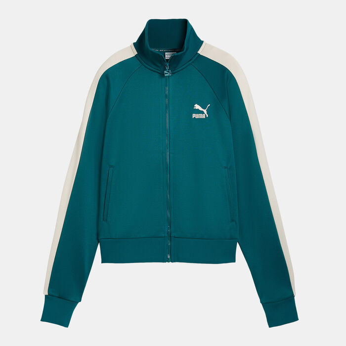 PUMA Women's Iconic T7 Track Jacket Green image number 0