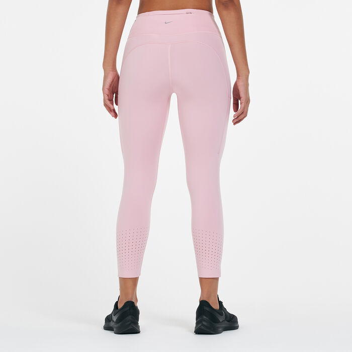 Nike Women's Epic Lux Crop Leggings Pink Nike Women's Epic Lux Crop Leggings Pink image number 1