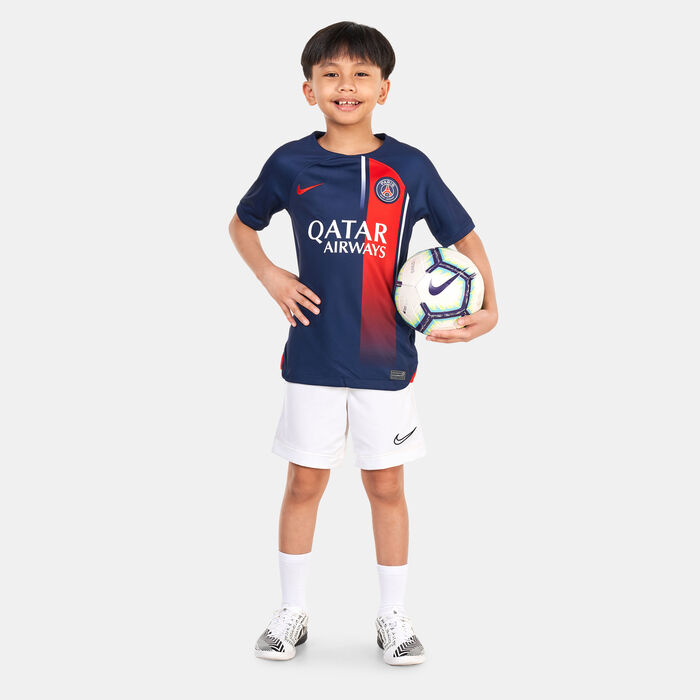 Nike Kids' Paris-Saint Germain Dri-FIT Stadium Home Football Jersey - 2023/24 Blue Nike Kids' Paris-Saint Germain Dri-FIT Stadium Home Football Jersey - 2023/24 Blue image number 2