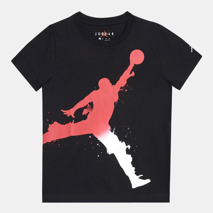 Nike Kids' Jumbo Jumpman Splash T-Shirt (Younger Kids) Black Nike Kids' Jumbo Jumpman Splash T-Shirt (Younger Kids) Black image number 0