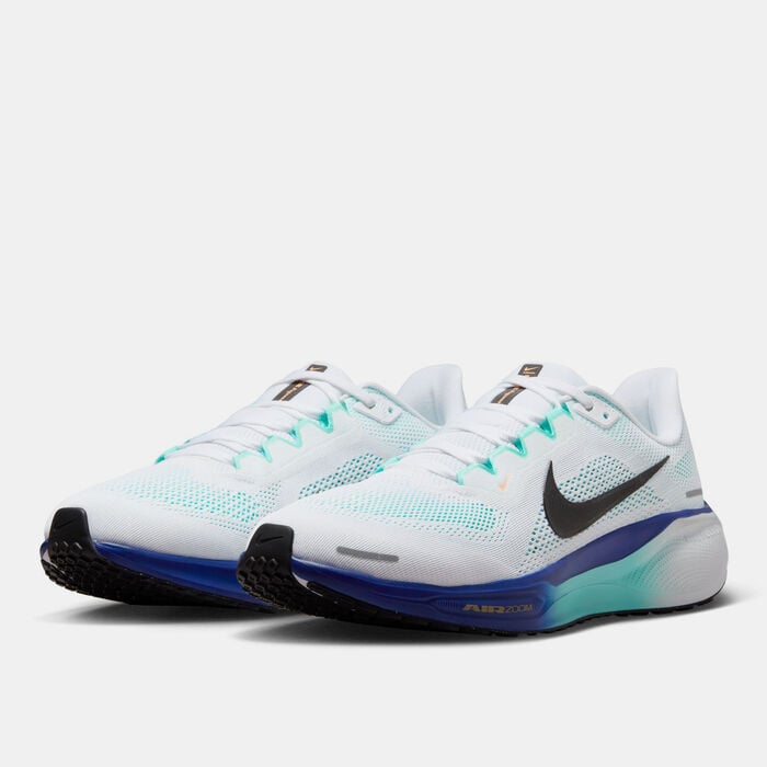 Nike Men's Pegasus 41 Road Running Shoes White Nike Men's Pegasus 41 Road Running Shoes White image number 1
