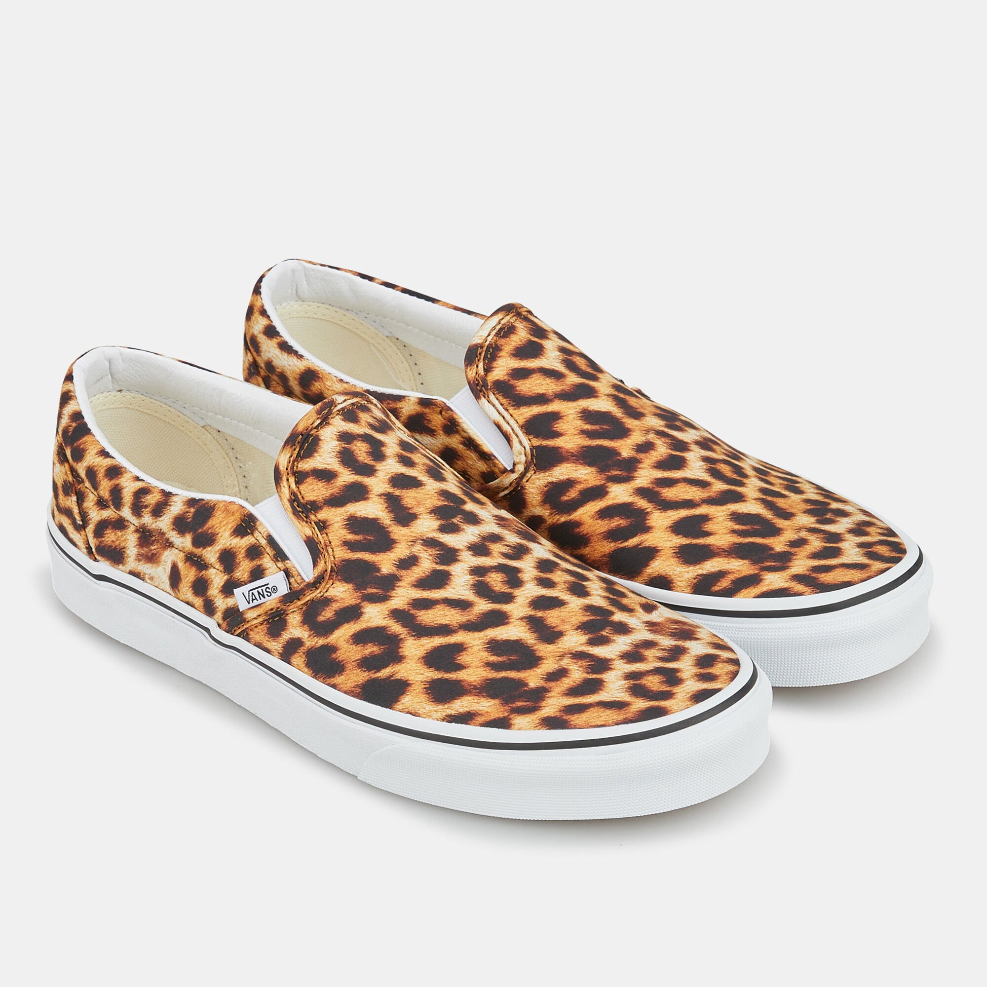 Vans classic slip on cheap leopard