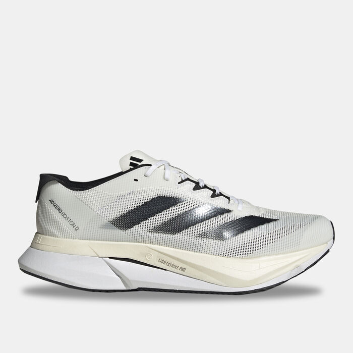 adidas Men's Adizero Boston 12 Running Shoes Grey image number 0