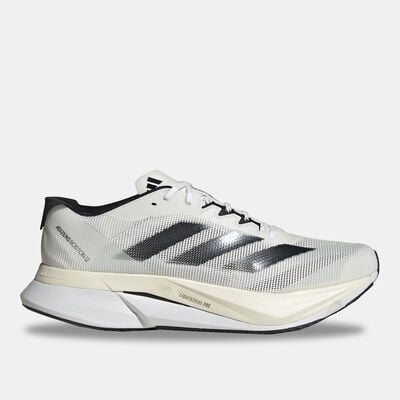 adidas Men's Adizero Boston 12 Running Shoes Grey adidas Men's Adizero Boston 12 Running Shoes Grey