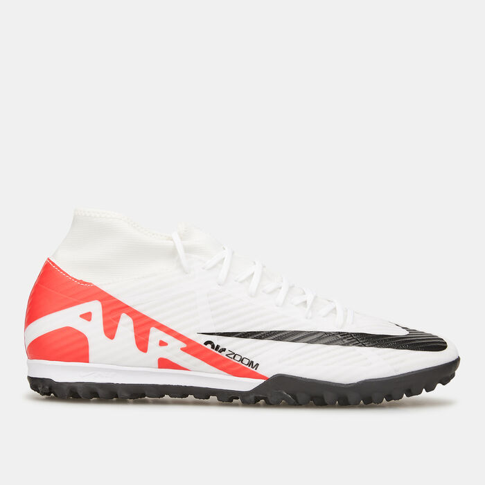 Nike Men's Mercurial Superfly 9 Academy Turf Ground Football Shoes White image number 0