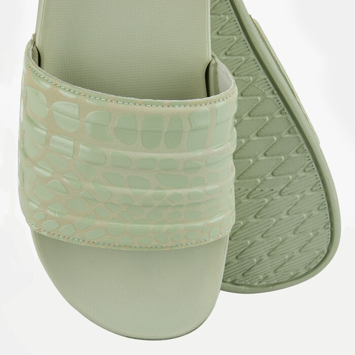 adidas Adilette Comfort Slides Grey adidas Adilette Comfort Slides Grey image number 2