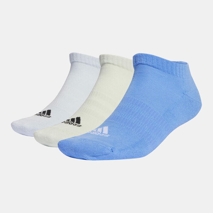 adidas Men's Cushioned Low-Cut Socks (3 Pack) White adidas Men's Cushioned Low-Cut Socks (3 Pack) White image number 0