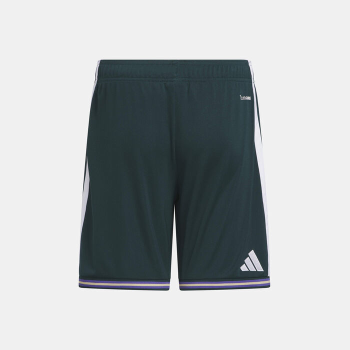 adidas Kids' Saudi Arabia 26 Home Football Shorts Green image number 2