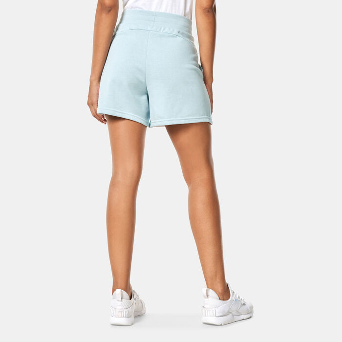 PUMA Women's POWER Shorts Blue PUMA Women's POWER Shorts Blue image number 1