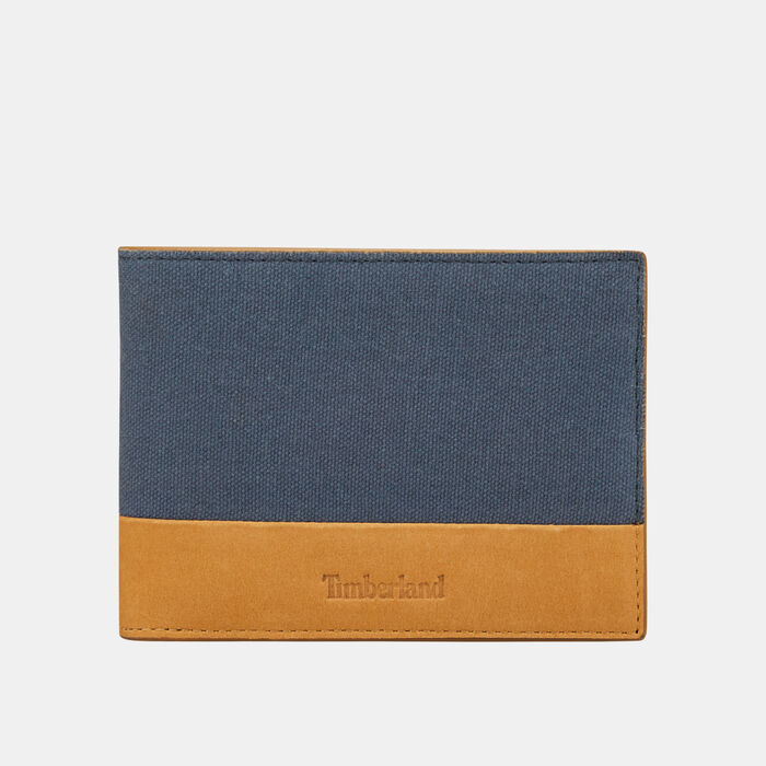 Timberland Men's Braeburn Large Coin Pocket Wallet Blue image number 0