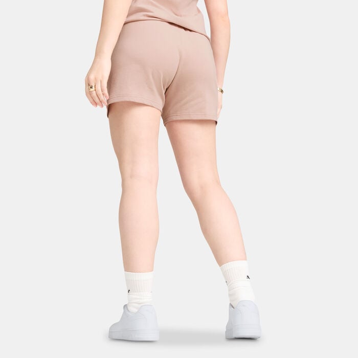 PUMA Women's Essentials Elevated Shorts Pink PUMA Women's Essentials Elevated Shorts Pink image number 1