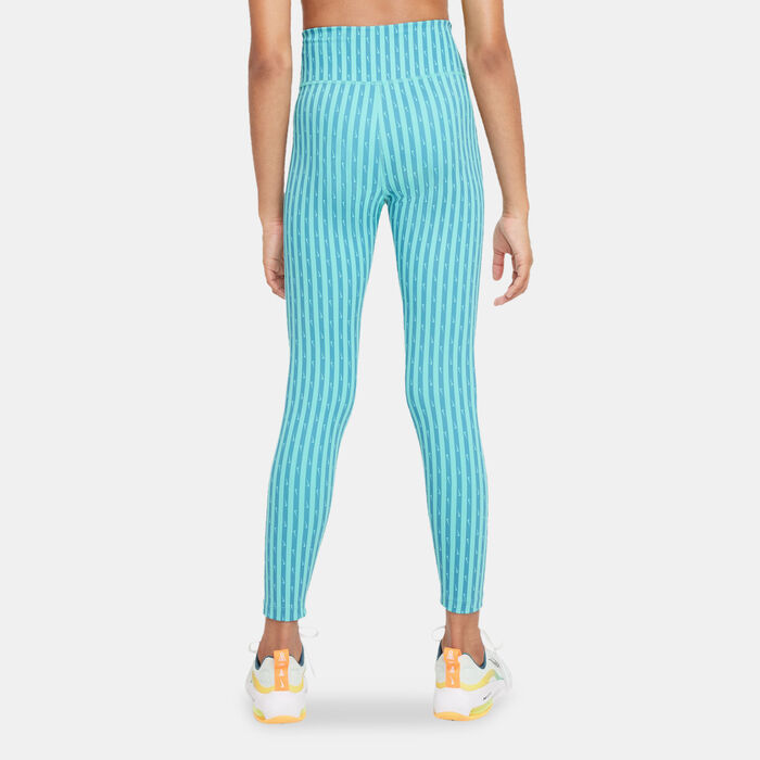 Nike Kids' One Dri-FIT Leggings (Older Kids) Blue image number 1