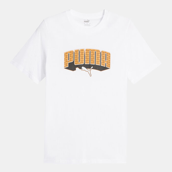 PUMA Men's Graphics Hip Hop T-Shirt White PUMA Men's Graphics Hip Hop T-Shirt White image number 0