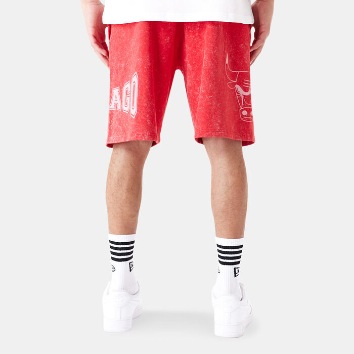 New Era Men's NBA Chicago Bulls Washed Shorts Red New Era Men's NBA Chicago Bulls Washed Shorts Red image number 1