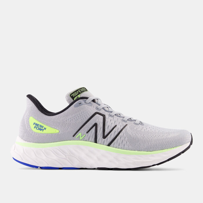 New Balance Men's Fresh Foam X EVOZ v3 Running Shoes Grey New Balance Men's Fresh Foam X EVOZ v3 Running Shoes Grey image number 0