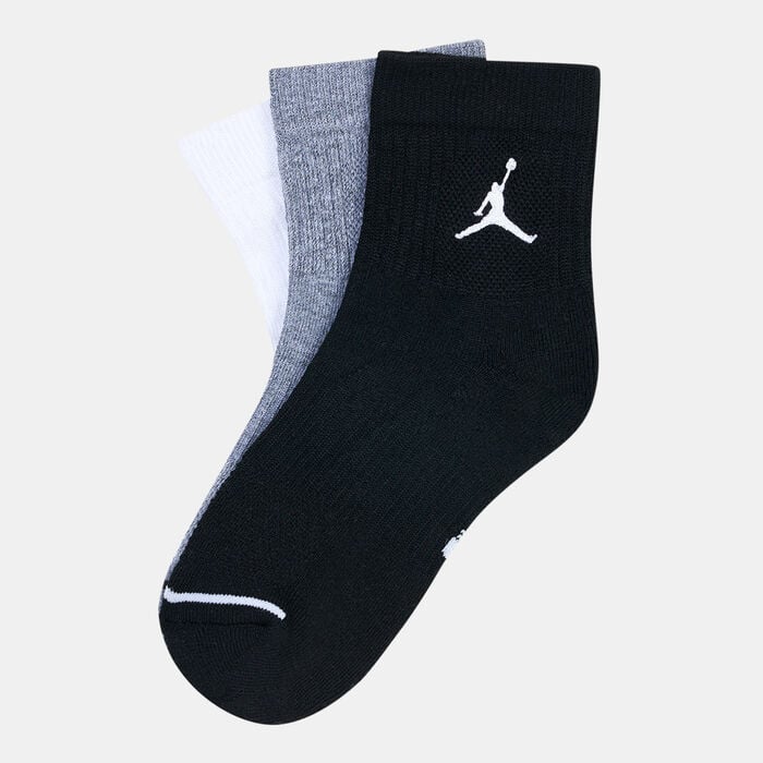 Jordan Everyday Ankle Socks (3 Pairs) White Jordan Everyday Ankle Socks (3 Pairs) White image number 0