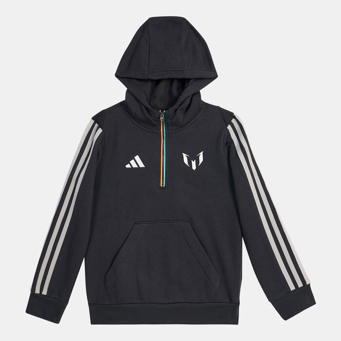 adidas Kids' Messi Sweat Hoodie Black adidas Kids' Messi Sweat Hoodie Black image number 0